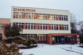 Sanatorium "Chemik" Wejście do sanatorium