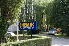 Ciechocinek S.U. Chemik - Wjazd do sanatorium